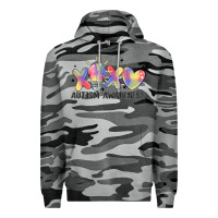 Slate Camo autism awareness Premium Hoodie - MaliasSmallBusiness