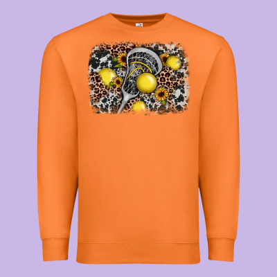 Lacrosse Background Premium Sweatshirt Designed By Jahusdesignshop