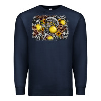 Navy lacrosse background Premium Sweatshirt - JahusDesignShop