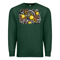 Sports Green lacrosse background Premium Sweatshirt - JahusDesignShop