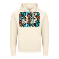 Vintage Artic gemstone leopard cowhide brushstroke Vintage Hoodie - AdoDesignShop