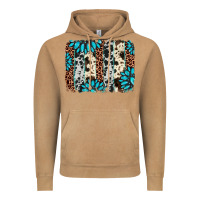 Gemstone Leopard Cowhide Brushstroke Vintage Hoodie | Teevron