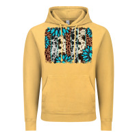 Vintage Mustard gemstone leopard cowhide brushstroke Vintage Hoodie - AdoDesignShop