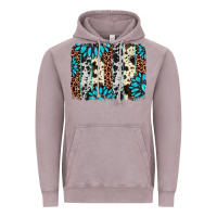 Vintage Zinc gemstone leopard cowhide brushstroke Vintage Hoodie - AdoDesignShop