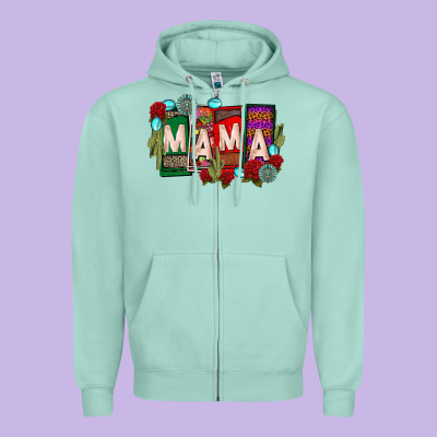 Mama Chingona Zipper Hoodie Designed By Cts Tumbler Store