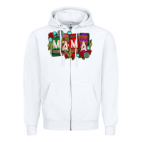 White mama chingona Zipper Hoodie - CTS Tumbler Store