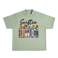 Oil Green swiftea books Urban Heavy Tee - MaliasSmallBusiness