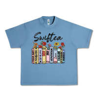 Pebble Blue swiftea books Urban Heavy Tee - MaliasSmallBusiness