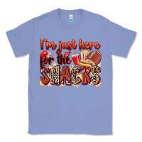 Colony Blue i'm just here for the snacks american football Classic Tee - Zillion Design Studio