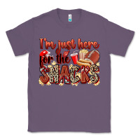Lavender i'm just here for the snacks american football Classic Tee - Zillion Design Studio