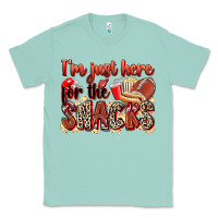 I'm Just Here For The Snacks American Football Classic Tee | Teevron