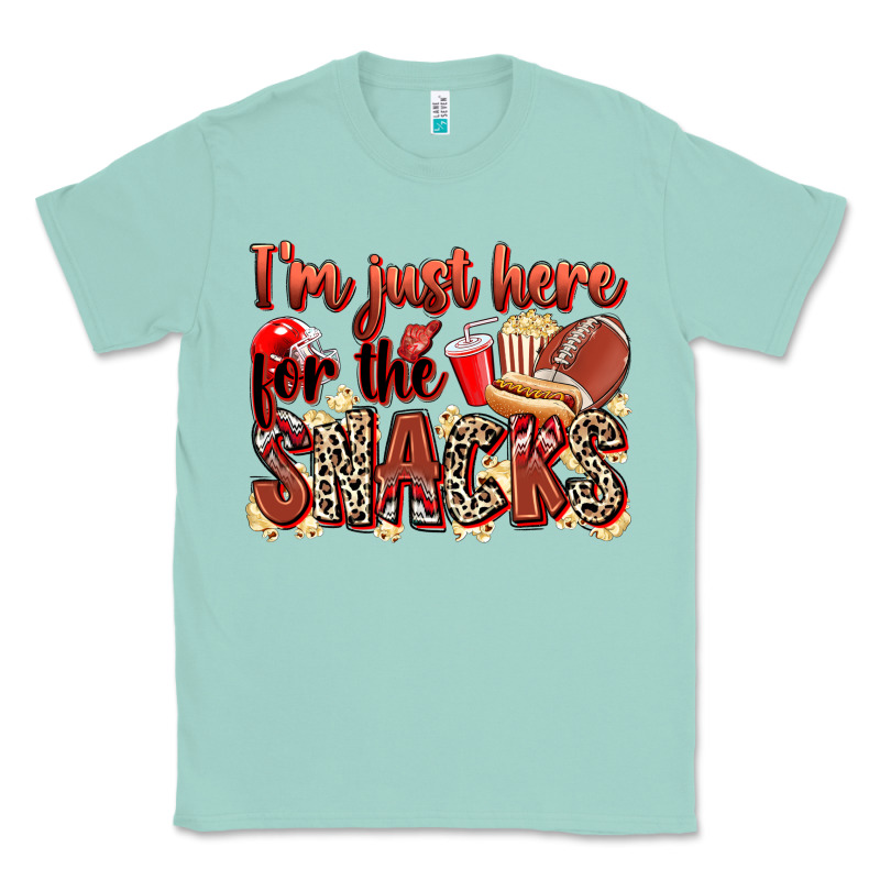I'm Just Here For The Snacks American Football Classic Tee by Zillion Design Studio | Teevron