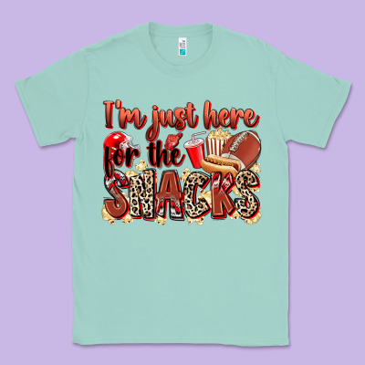 I'm Just Here For The Snacks American Football Classic Tee Designed By Zillion Design Studio