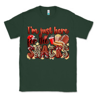 Sports Green i'm just here for the snacks american football Classic Tee - Zillion Design Studio