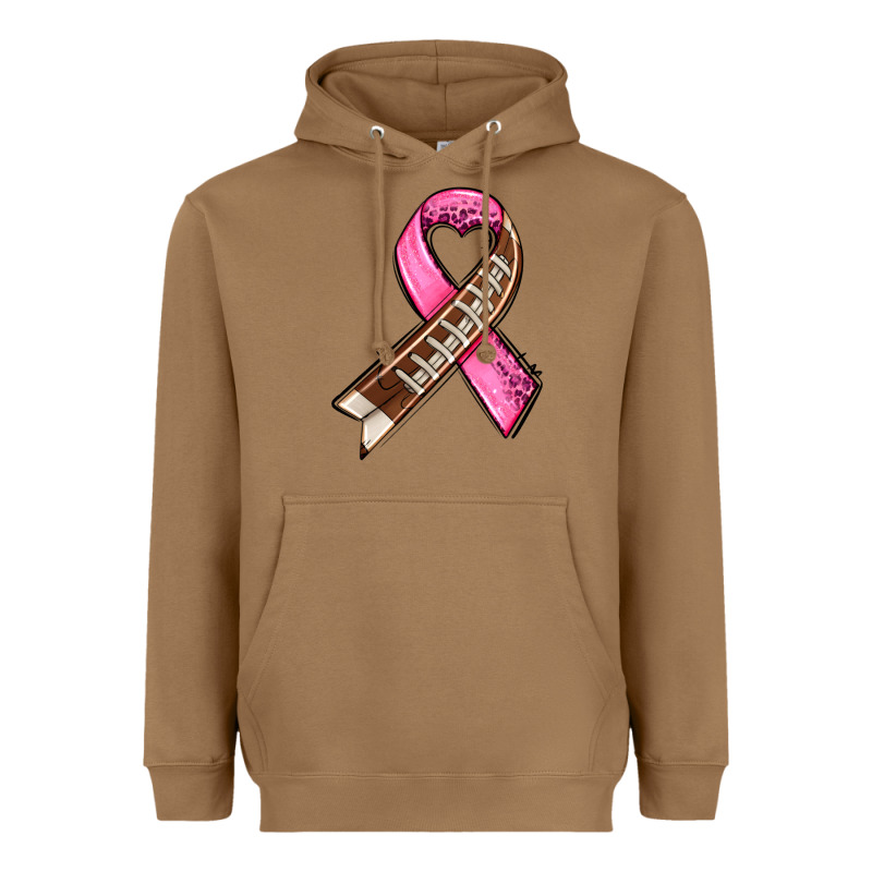 Breast Cancer Sport Ribbons Heavyweight Hoodie by AdoDesignShop | Teevron