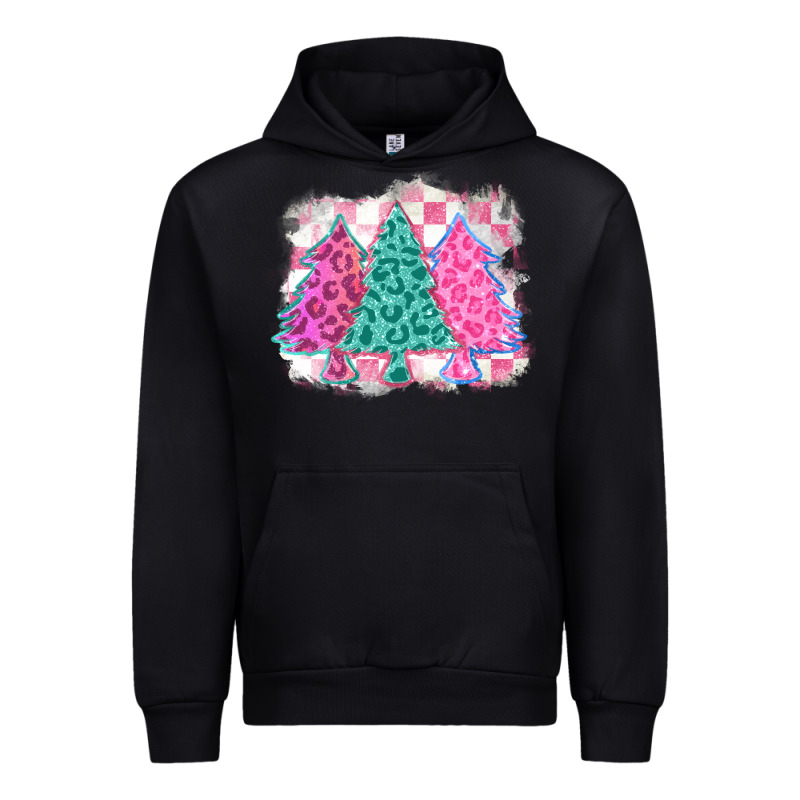 Christmas Leopard Trees Urban Hoodie by MaliasSmallBusiness | Teevron