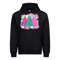 Black christmas leopard trees Urban Hoodie - MaliasSmallBusiness