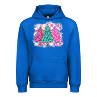 Cobalt christmas leopard trees Urban Hoodie - MaliasSmallBusiness
