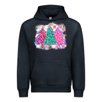 Navy christmas leopard trees Urban Hoodie - MaliasSmallBusiness