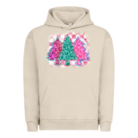 Pigment French Oak christmas leopard trees Urban Hoodie - MaliasSmallBusiness