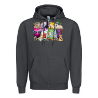 Smoke boss babe coffee cups Zipper Hoodie - Zillion Design Studio
