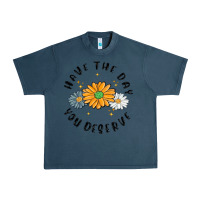Midnight Navy have the day you deserve Urban Heavy Tee - MaliasSmallBusiness