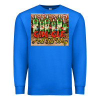 True Royal GIN GLE Christmas gin bottles Premium Sweatshirt - AdoDesignShop