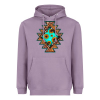 Lavender aztec leopard turquoise sunflower Heavyweight Hoodie - JahusDesignShop