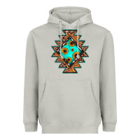 Moon Dust aztec leopard turquoise sunflower Heavyweight Hoodie - JahusDesignShop