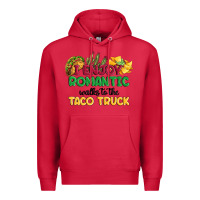 Cardinal i enjoy romantic walks to the taco truck Premium Hoodie - MaliasSmallBusiness