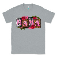 Heather Grey mama with license letters mothers day Classic Tee - texasbilliewilder