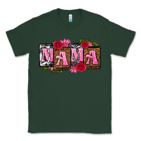 Sports Green mama with license letters mothers day Classic Tee - texasbilliewilder