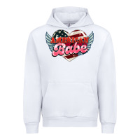 White American babe Urban Hoodie - NancyCooperArtShop