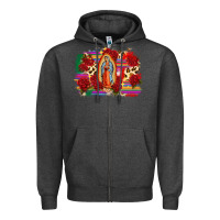 Our Lady Of Guadalupe Zipper Hoodie | Teevron