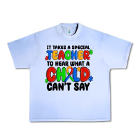 Grape Ice it takes a special teacher to hear what a child ca Urban Heavy Tee - MaliasSmallBusiness