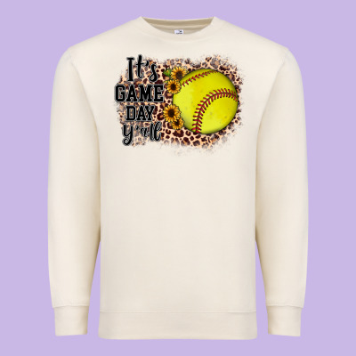 It's Game Day Y'all Premium Sweatshirt Designed By Jahusdesignshop