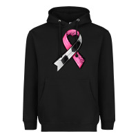Black breast cancer sport ribbons Heavyweight Hoodie - AdoDesignShop