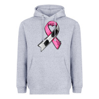 Heather Grey breast cancer sport ribbons Heavyweight Hoodie - AdoDesignShop
