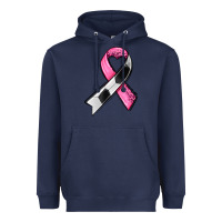 Navy breast cancer sport ribbons Heavyweight Hoodie - AdoDesignShop