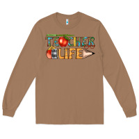 Toasted Coconut teacher life Long Sleeve Tee - texasbilliewilder