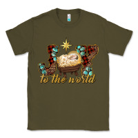 Army Green joy to the world Classic Tee - RanaPortraitStore