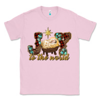 Bubblegum Pink joy to the world Classic Tee - RanaPortraitStore