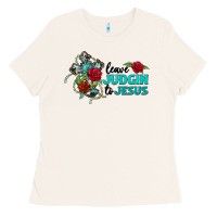 Bone leave judgin to jesus Ladies Tee - BarkalooDesign