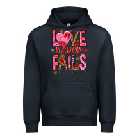 Navy love never fails i corintians 13 8 Urban Hoodie - NancyCooperArtShop