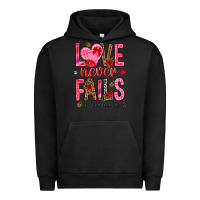Pigment Black love never fails i corintians 13 8 Urban Hoodie - NancyCooperArtShop