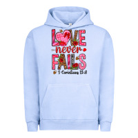 Pigment Grape Ice love never fails i corintians 13 8 Urban Hoodie - NancyCooperArtShop