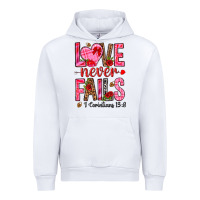 White love never fails i corintians 13 8 Urban Hoodie - NancyCooperArtShop