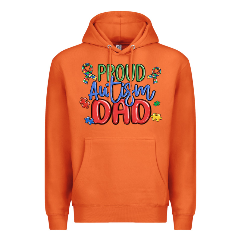 Proud Autism Dad Premium Hoodie by MaliasSmallBusiness | Teevron