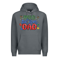 Rock proud autism dad Premium Hoodie - MaliasSmallBusiness