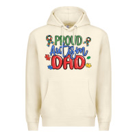 Sandshell proud autism dad Premium Hoodie - MaliasSmallBusiness